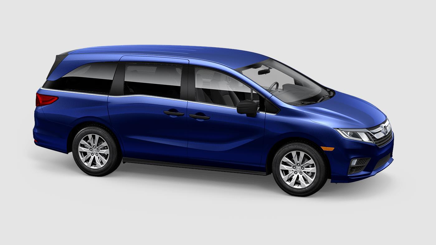 2018 Honda Odyssey LX Obsidian Blue Exterior Side View